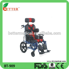 Best selling Foldable aluminum Wheelchair for Cerebral Palsy children